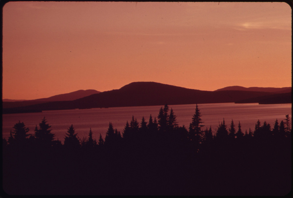 Rangeley Lake in the Mountains of Western Maine